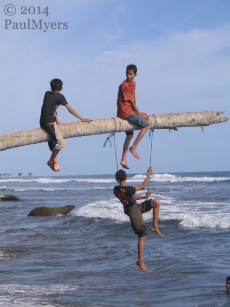 Beach post-tsunami